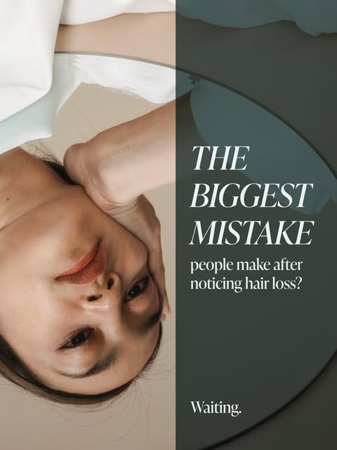 One of the most common things we hear from patients is:

"I wish I had come in sooner."

Hair loss o