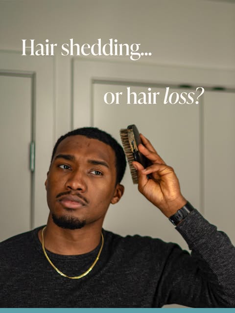 Finding hair in your brush or shower drain doesn't automatically mean you're experiencing hair loss.