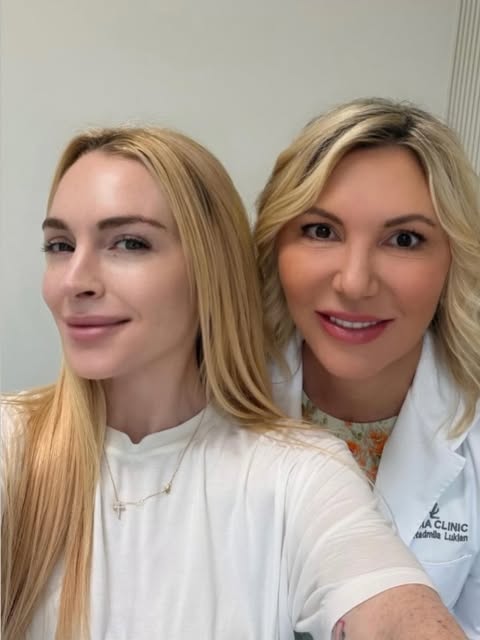 A beautiful catch-up focused on skin health & glow @lindsaylohan 💛✨

#DrRadmilaLukian #LindsayLohan