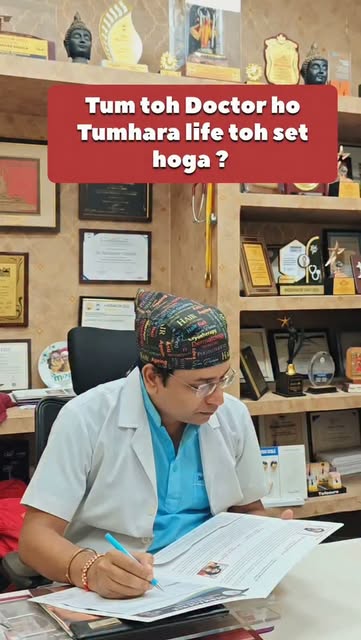 “Tum toh doctor ho… tumhari life toh SET hogi!” 😎🩺

Meanwhile Doctor ki actual life:
🩹 Physical h
