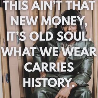 I got old soul baby… and my style is supa bad. 
Cause what we wear carries history. 

✨Dream Team
Mo