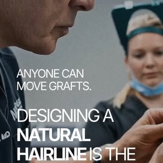 Most men think a hair transplant is about moving hair.⁠
But natural results come down to something m