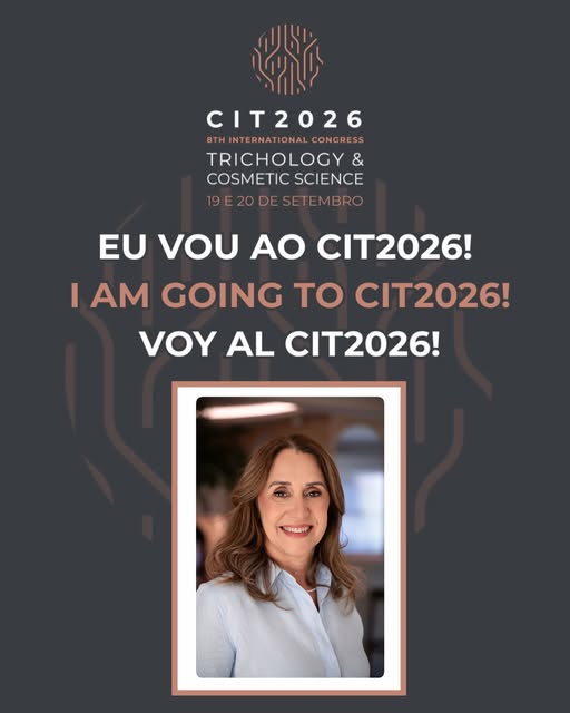 Neste final de semana, estarei no Congresso Internacional de Tricologia CIT 2026.

Porque estar em c