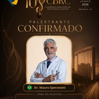 "Hectographic templates" e "limites da hairline" serão os temas das aulas do Dr. Mauro Speranzini du