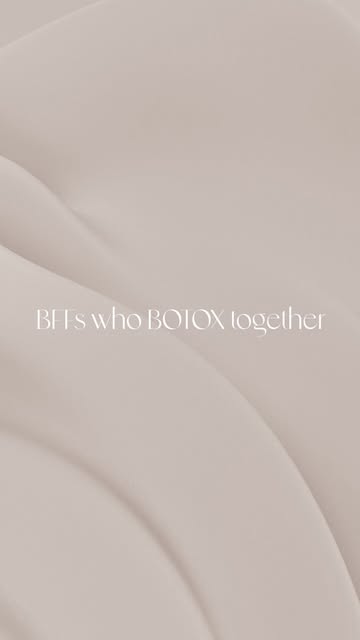 BFFs who Botox together… ✨🤎

A little catch-up, a little Botox, and a lot of “you look so good.” Be