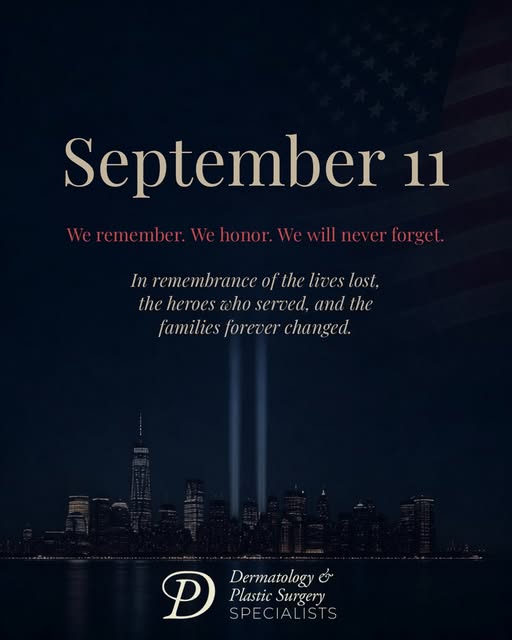 Today we remember the lives lost on September 11, 2001, the bravery of the first responders and hero