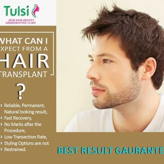 Re-grow inner confidence with Tulsi Clinic's reliable, permanent, natural looking hair transplant tr