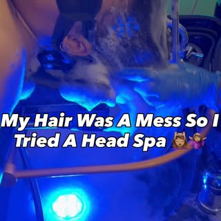 My Hair Was A Mess So I Tried A Head Spa Experience……..🤷🏽‍♀️💆🏽‍♀️ This is also black owned yall!