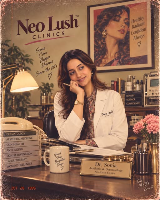 If Neo Lush had existed back then, this is how I imagine those clinic days would have looked — timel