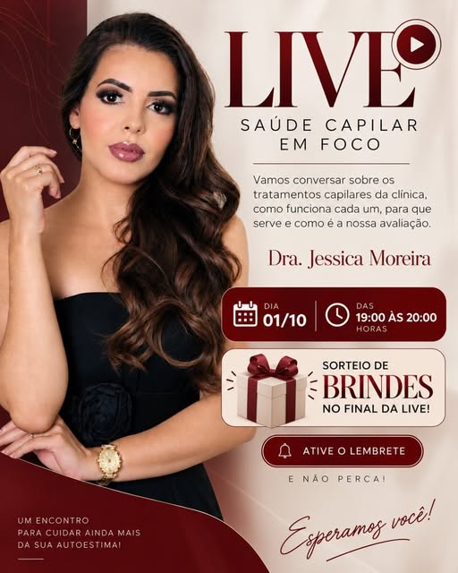 🔥 VEM AÍ UMA LIVE QUE VOCÊ NÃO VAI QUERER PERDER! 🔥

Você tem dúvidas sobre queda de cabelo, trata
