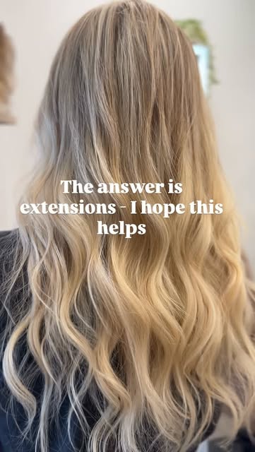 Because sometimes you just need a little extra hair… 

#extensionsbyjessica #folsomhairstylist #fols