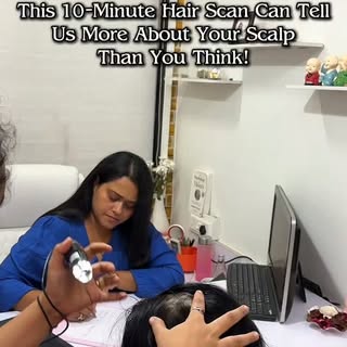 A quick 10-minute hair & scalp scan can help identify concerns early and guide the right treatment.�