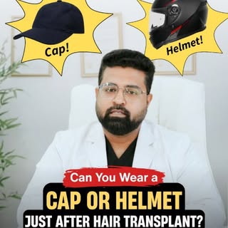 Wondering when it is safe to wear a cap or helmet after your hair transplant? Watch the full video t