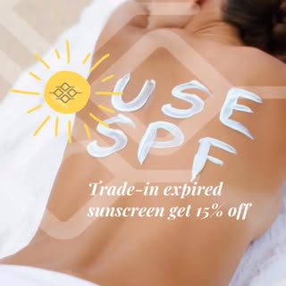 Trade In. Upgrade. Protect.

Old sunscreen sitting in your drawer?
Expired SPF doesn’t give full pro