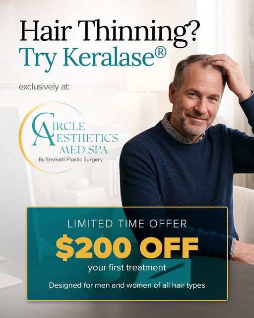 Fuller, Thicker Hair with Keralase®

You don’t have to settle for thinning hair. Keralase® combines 