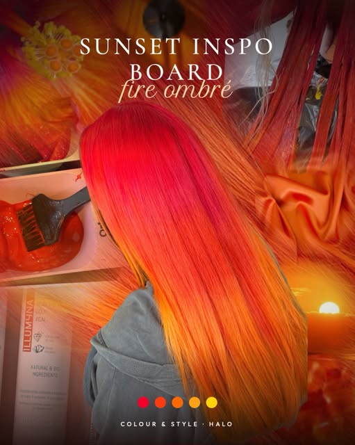 M O O D B O A R D  G O A L S ! 😍🔥

We put a sunset in her hair!!

Red at the root melting through 
