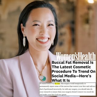 Honored to have been featured in Women’s Health magazine discussing the trendy procedure, buccal fat