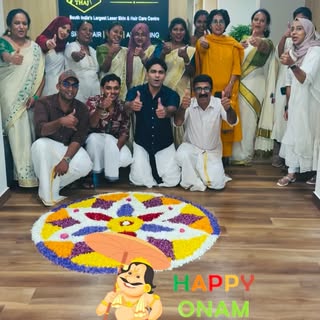 Onam mood ON at Drthaj Clinic! 🌼✨
Celebrating the season of joy, togetherness & beautiful smiles. �