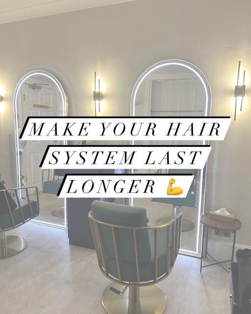 💧 5 Ways to Make Your Hair System Last Longer
Save this for your next maintenance day 👇

1️⃣ Cool-