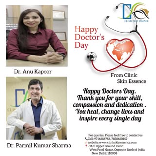 Happy Doctors Day. Thank you for your skill, compassion and dedication . You heal, change lives and 