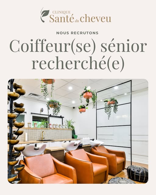 ✂️ On s'agrandit — coiffeur(se) sénior recherché(e).

Un environnement respectueux, une clientèle de