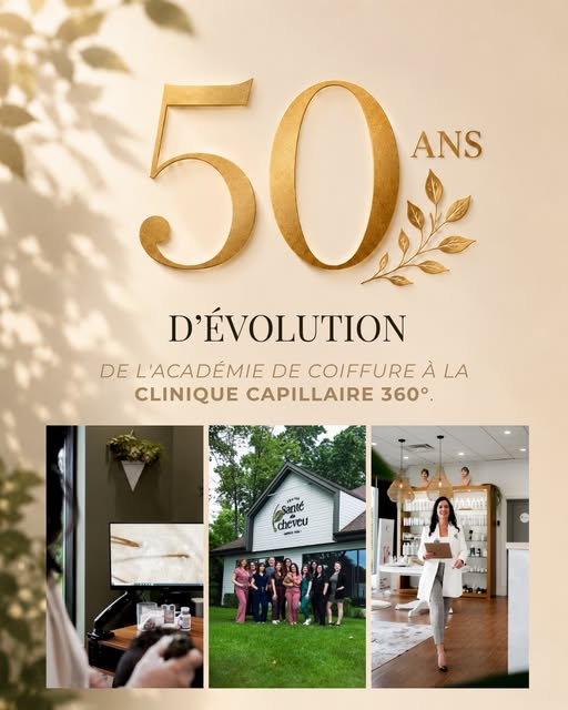 D'une académie de coiffure à une clinique capillaire complète. En 50 ans, tout a évolué … sauf l'ess