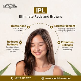 ✨ Reveal your radiant skin with our Intense Pulsed Light Treatment! 🌟 At Shadidanin, we're dedicate