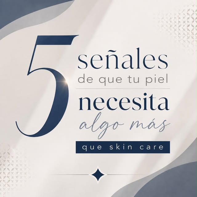 ✨ 5 señales de que tu piel necesita algo más que skincare

Una buena rutina en casa es fundamental p