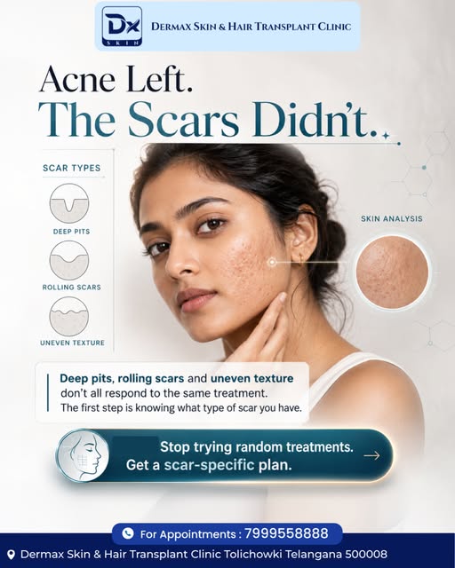 Different acne scar types need different treatment approaches for better results.
#Acnescars #Acnetr