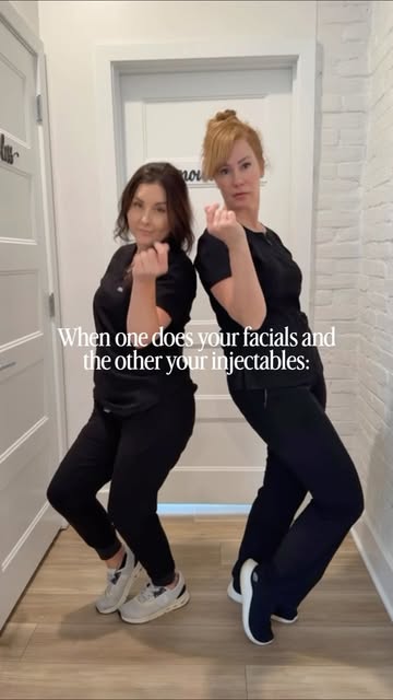 You can call us the “clique” 👯‍♀️✨

Melissa’s over here serving glowing skin & iconic facials while