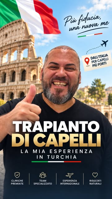 Abbiamo eseguito un trapianto di capelli su un paziente arrivato dall'Italia 🇮🇹

L'importanza di r
