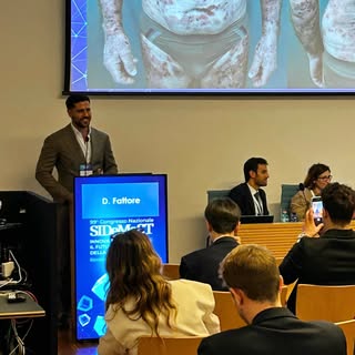 Le foto del mio intervento Congresso Nazionale SIDeMaST 🇮🇹(Società Italiana di Dermatologia e Mala