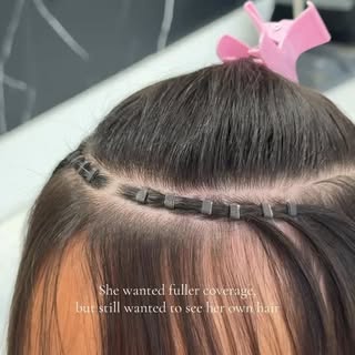 Why placement matters with hair toppers.

When my guest has enough natural hair in the front, I like
