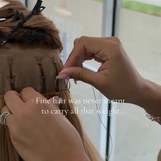 If your natural hair has struggled to hold or support wefts, mesh integration may be the solution.
T