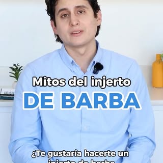 ¿Has escuchado que el injerto de barba se ve falso, duele demasiado o que el resultado no dura? 🤔
E