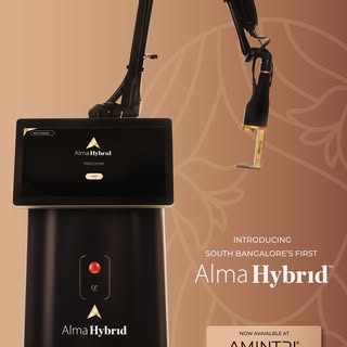 Where advanced science meets refined care.
The Alma Hybrid Laser is now available at Amintri Skin & 