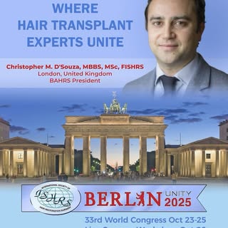 Posted @withregram • @thedsouzaclinic #ishrs2025 Berlin 🇩🇪 #hairtransplantsurgery