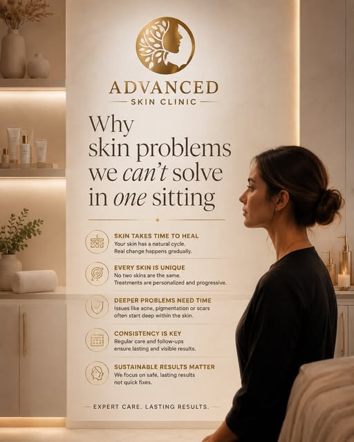 “Why skin problems can’t be solved in one sitting”
Healthy skin takes time — it’s a process of repai