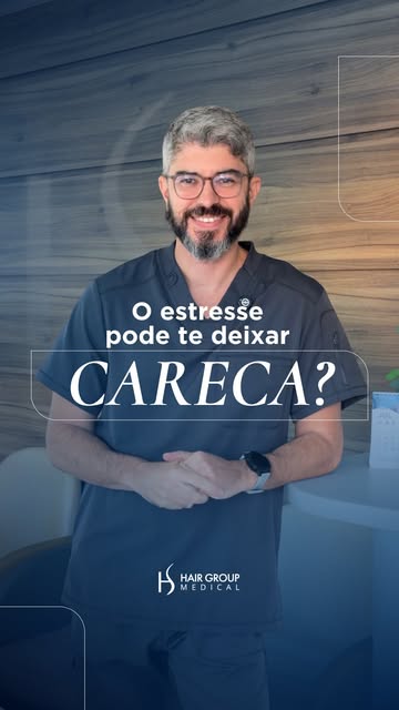 Estresse pode aumentar a queda de cabelo, mas não significa que ele cause calvície.

Entender a caus
