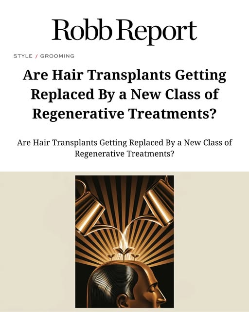 The future of hair restoration is evolving, but are new regenerative treatments actually replacing h