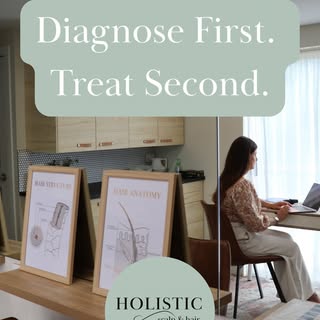 Why diagnosis in hair loss and scalp disorders is so important! 
I believe it is a RED FLAG if the p