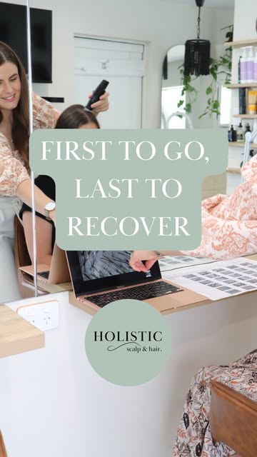 First thing to go, last thing to recover. 

Be kind and consistent to yourself during your hair loss