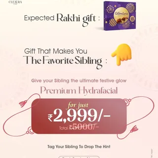 This Rakhi, give your sibling something that makes their skin celebrate too. 

The countdown has alr
