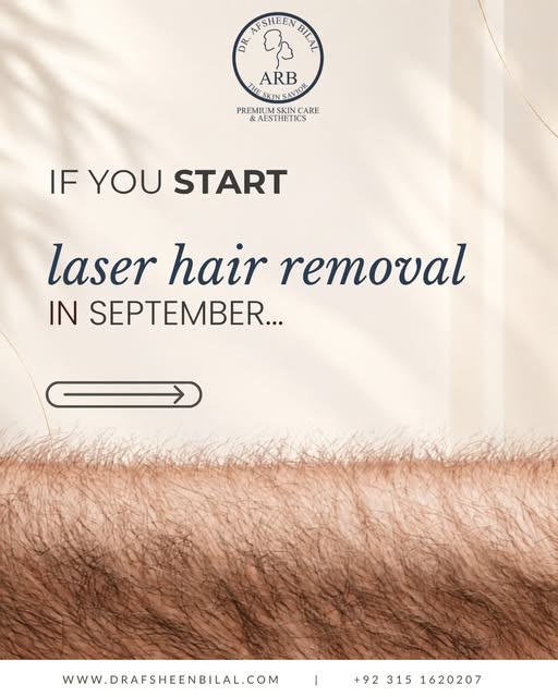 Smoother skin takes time. 

Start your laser hair removal journey this fall and get a head start on 