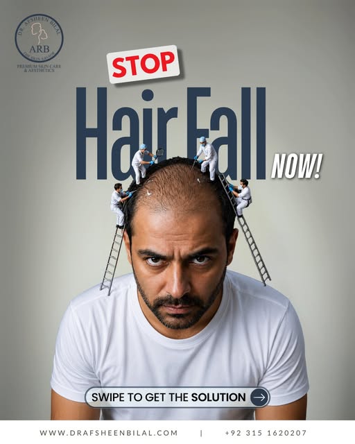Losing more hair than usual? 

It's time to stop the damage before it's permanent.

Hair fall doesn'