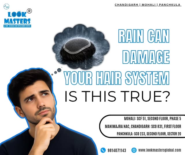 #blameitontherain
#rain
#lookmasters

No—but it can affect the bond.

A premium-quality hair system 