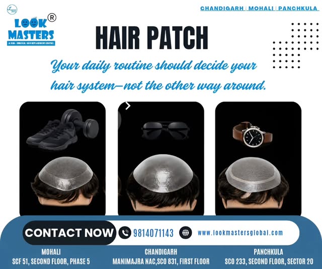 #besthairpatch  #lookmasters
#besthairsystem

Your daily routine should decide your hair system—not 