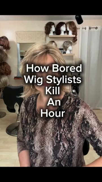 Transform a wig or eat a bag of Peanut M & Ms? 🧐

Completely changing a style is incredibly satisfy