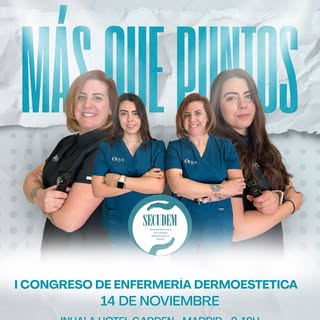 ✨ ¡Nos vamos de congreso! ✨
Estos días estaremos participando en el I Congreso de Enfermería Dermoes