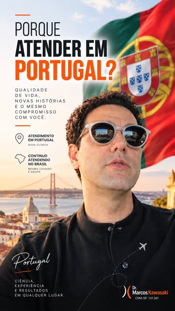 Por que Portugal?

Muita gente me pergunta por que, mesmo tendo uma clínica bem estabelecida no Bras